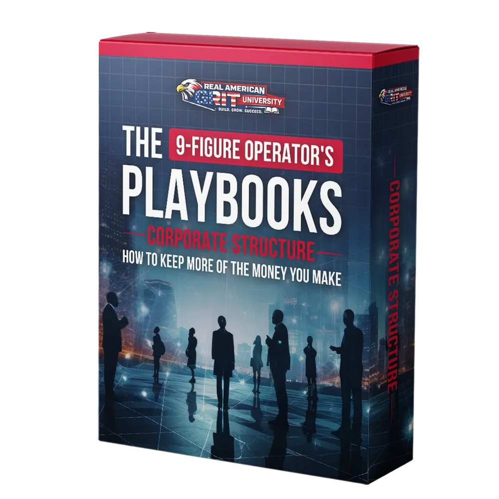 The 9-Figure Operator's Corporate Structure Playbook